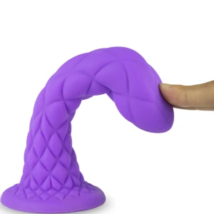 SILEXD - DREAMY DILDO FANTASY SILICONE LÃQUIDO TERMORATIVO FÃCSIA 18,5 CM